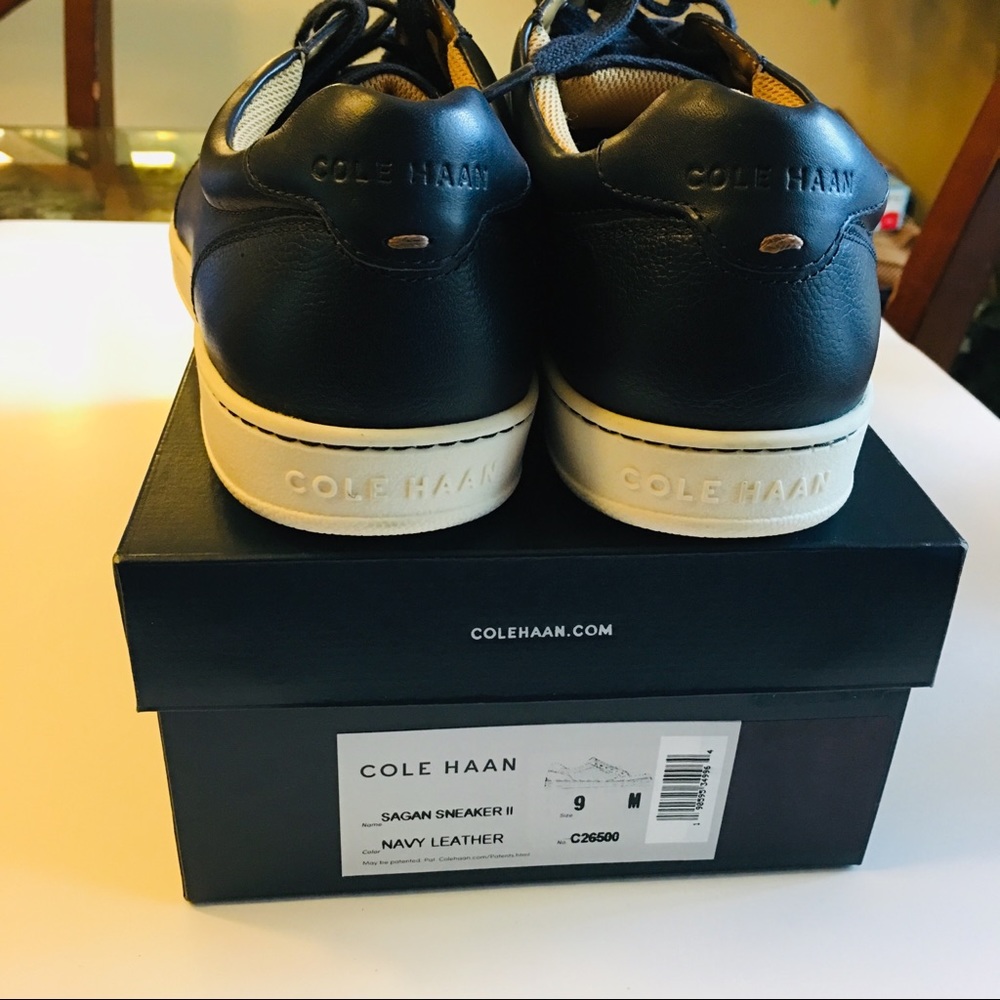 Cole Haan Men’s Sagan Sneakers II Navy Sz 9M NWT